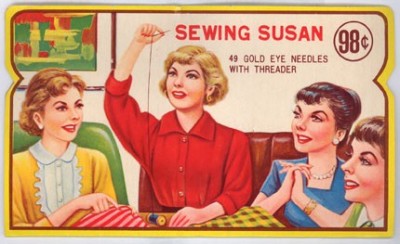 sewing kit card
